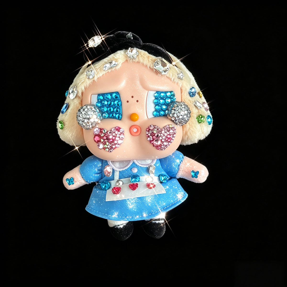 【popmart100%genuine】 crybaby Alice diy diamond doll customization